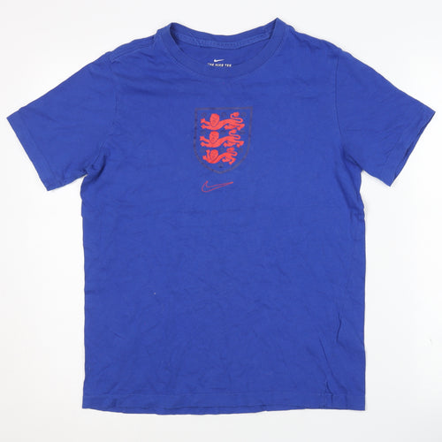 Nike Boys Blue Graphic Print T-Shirt XL