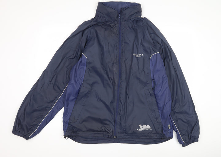 Regatta Blue Waterproof Rain Jacket Unisex Large
