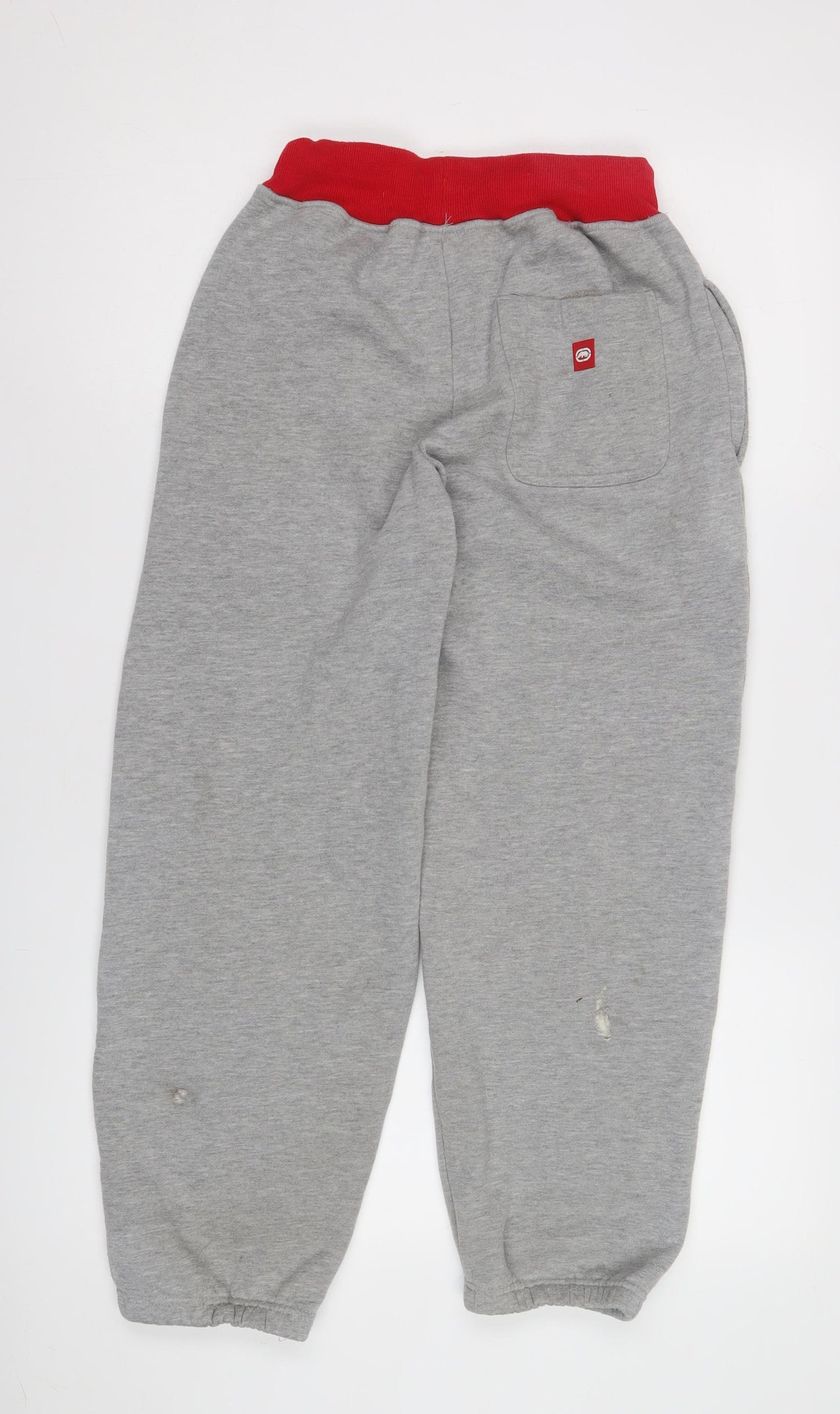 Ecko Unltd. Boys Grey Jogger Trousers with Elastic Waist L