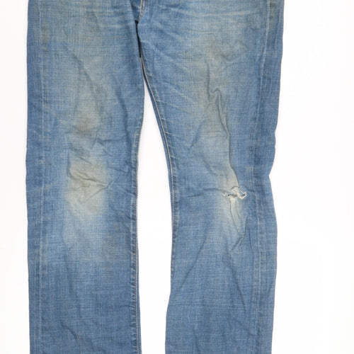 Levi's Men's Blue Straight Jeans, Size Regular, Medium Wash