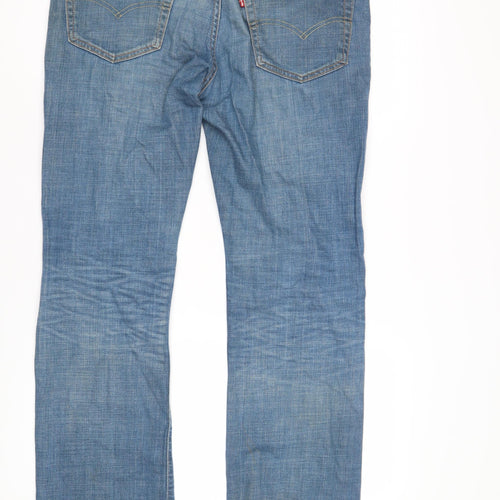 Levi's Men's Blue Straight Jeans, Size Regular, Medium Wash