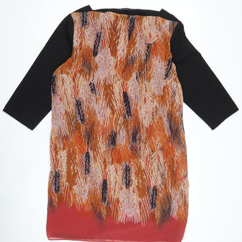 Laura Ashley Women’s Black Multicoloured Shift Dress