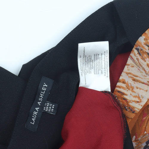Laura Ashley Women’s Black Multicoloured Shift Dress