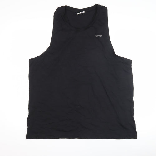 Slazenger Men's Black 2XL Basic Tank Top