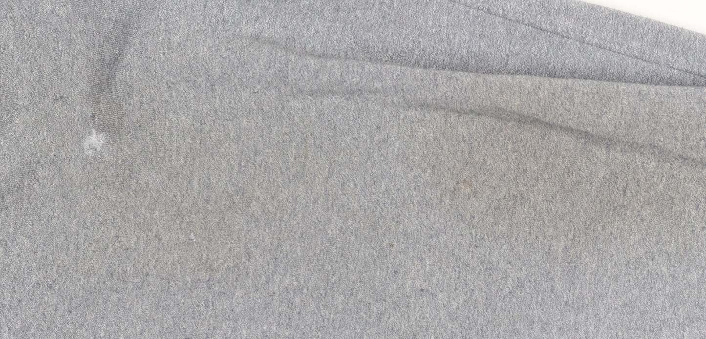 Reebok Men's Grey Sweatpants - Size L, Fleece, Relaxed Fit