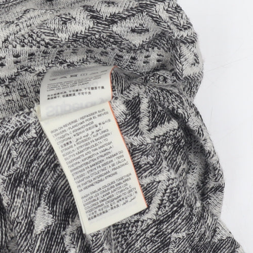 Superdry Women's Grey Geometric Knit Dress M