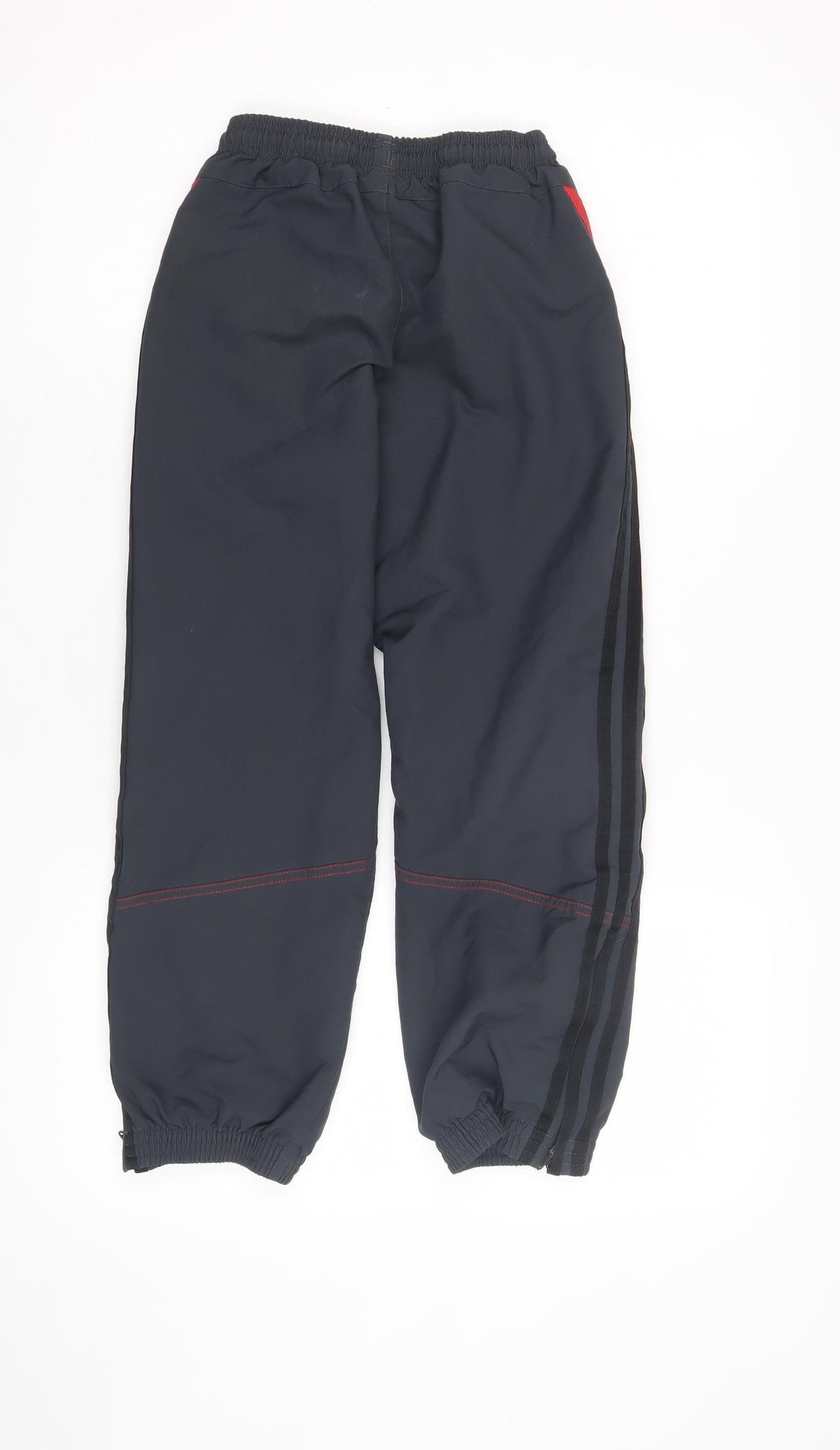 Adidas Boys Black Track Pants Size 9 Years Activewear