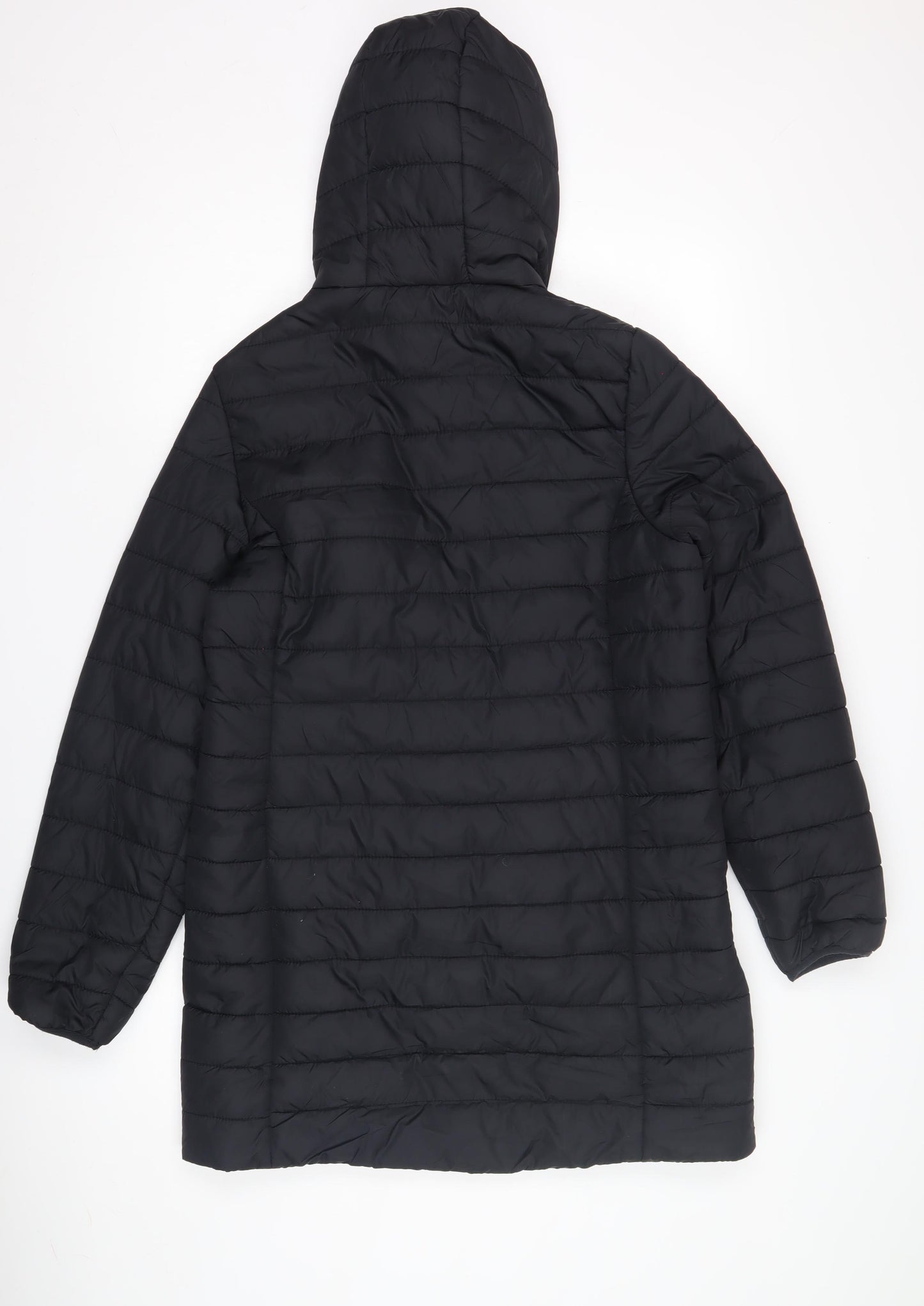 Peter Storm Women's Black Puffer Jacket Size 12 Hooded