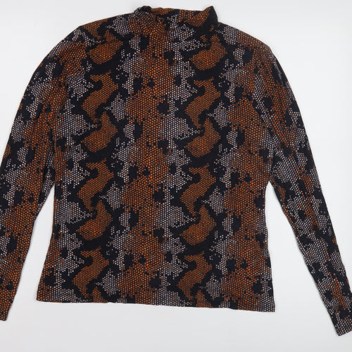 Warehouse Women’s Animal Print Top, Size 14