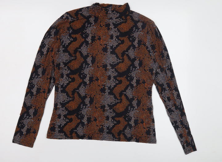Warehouse Women’s Animal Print Top, Size 14