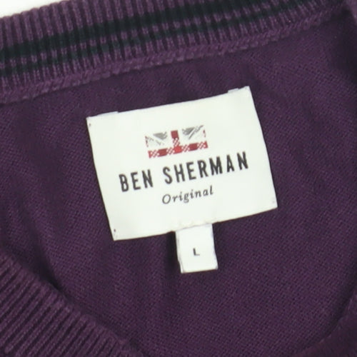 Ben Sherman Men's Grey Hooded Jacket Size M