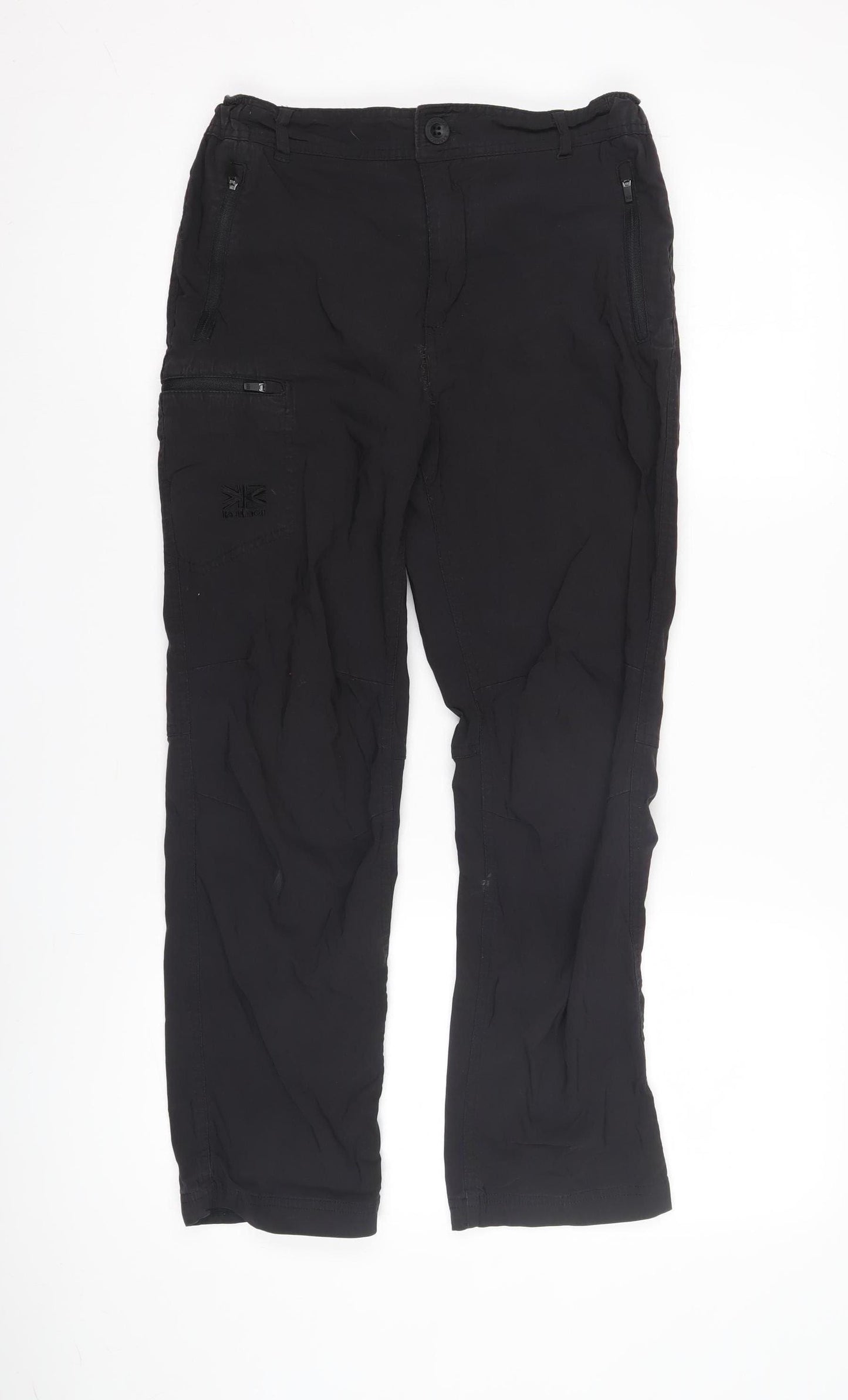 Karrimor Boys Black Trousers 13 Years Zip Pocket Activewear