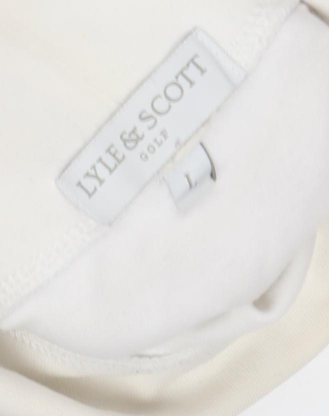 Lyle & Scott White Women's Roll Neck Long Sleeve T-Shirt