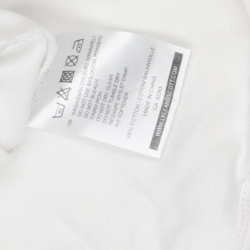 Lyle & Scott White Women's Roll Neck Long Sleeve T-Shirt