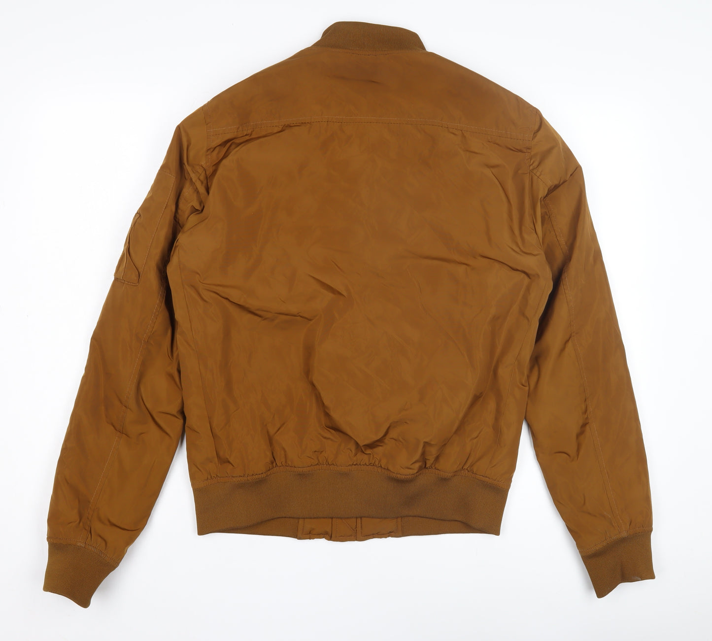New Look Men's Brown Bomber Jacket S Casual Autumn