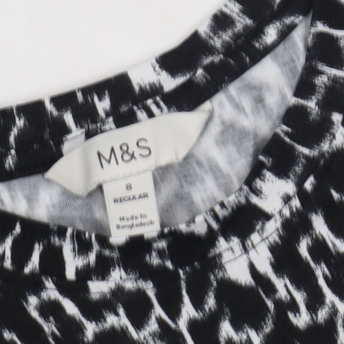 Marks & Spencer Women's Animal Print Dress Sz 8