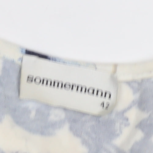 Sommermann Women's Multicoloured Floral T-Shirt - Size 14