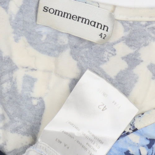 Sommermann Women's Multicoloured Floral T-Shirt - Size 14