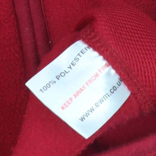 EWM Pure Classics Women's Red Fleece Zip Waistcoat S