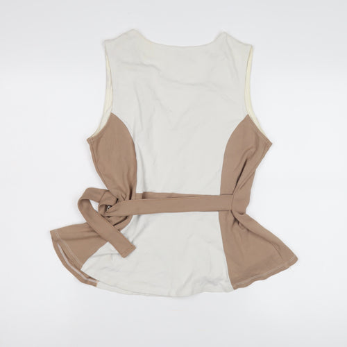 River Island Women's Beige Camisole Tank Top Size 16
