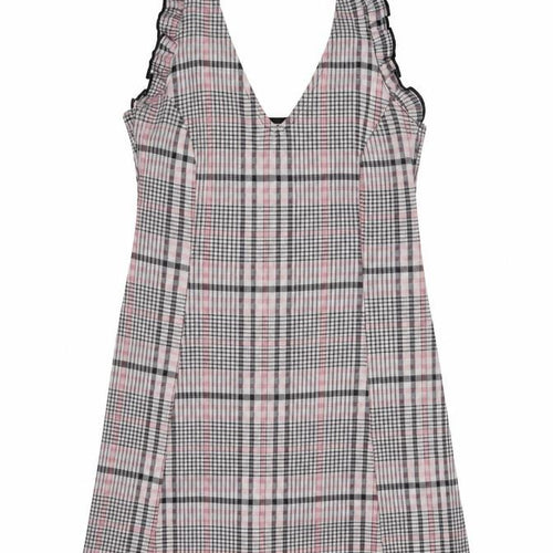 Miss Selfridge Plaid Sleeveless Dress, UK 6, Multicoloured