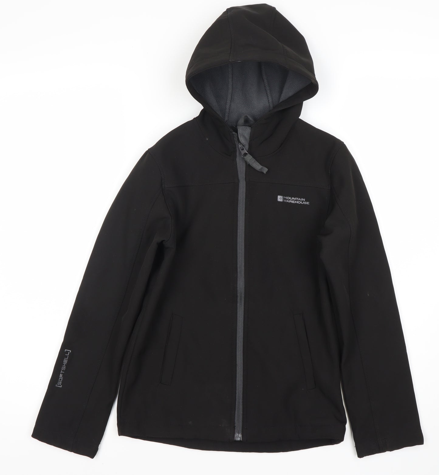 Mountain Warehouse Boys Black Soft Shell Jacket 9-10 Years