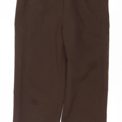 Bm Women's Brown Straight Trousers Size 12
