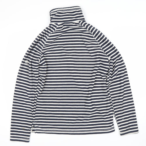 Craghoppers Women's Blue Striped Sweatshirt Size 10