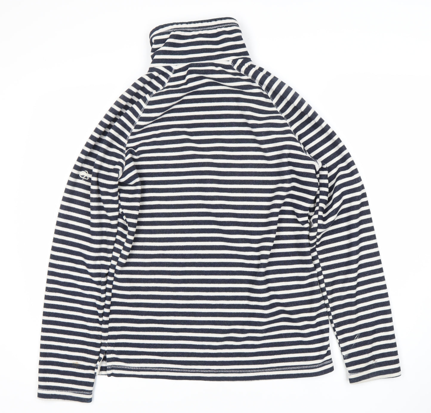 Craghoppers Women's Blue Striped Sweatshirt Size 10