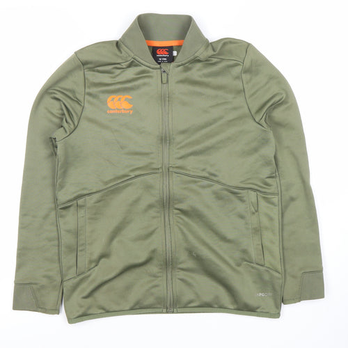 Canterbury Boys Green Full Zip Hoodie 12 Years