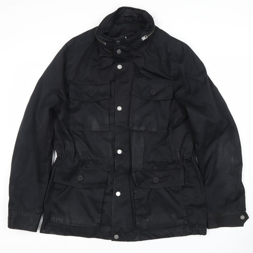 H&M Women's Black Parka Jacket, Medium, Casual Wear