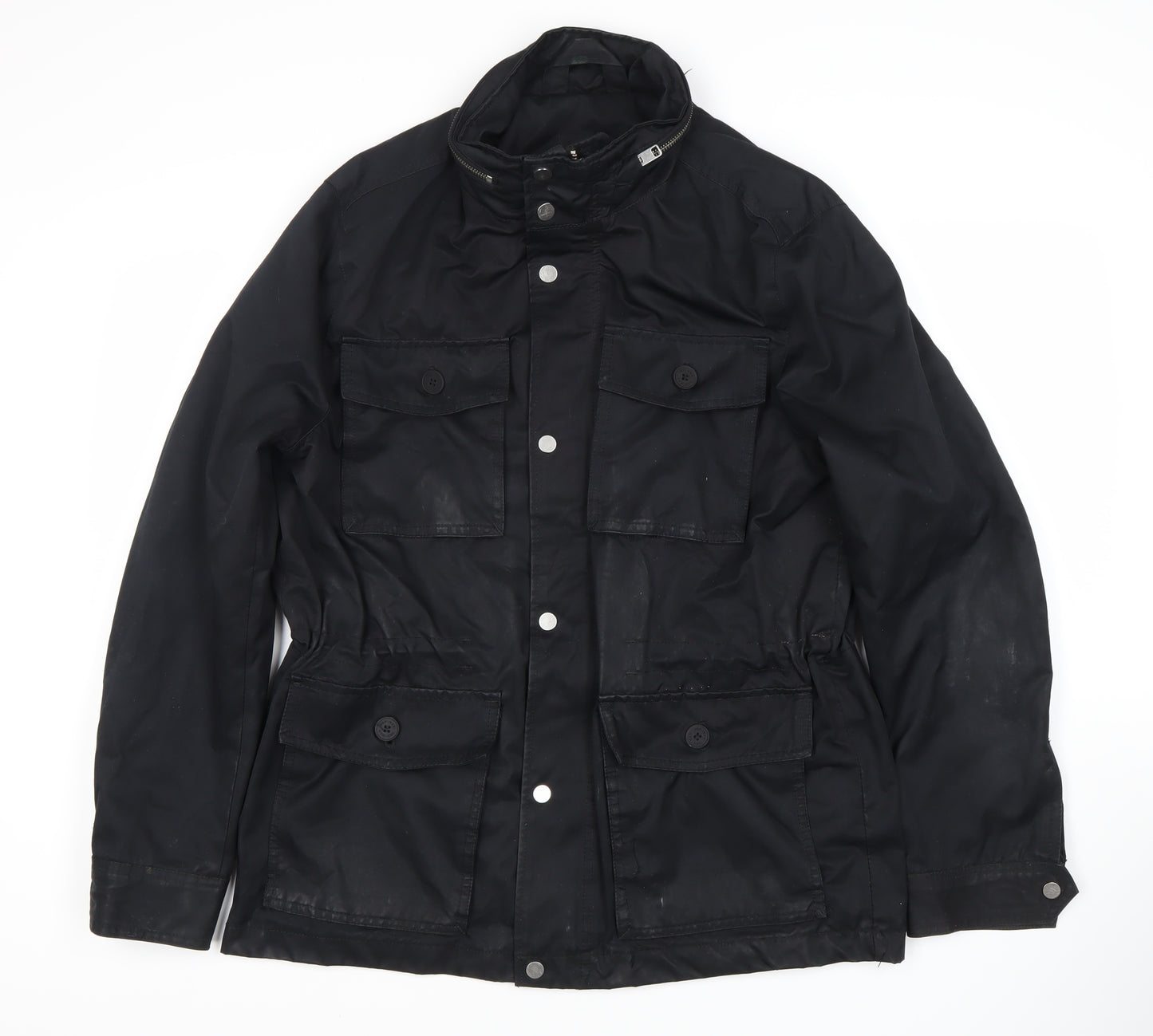 H&M Women's Black Parka Jacket, Medium, Casual Wear