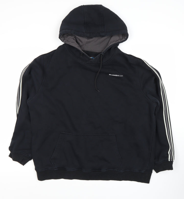 RHINOSKIN Men's Black XL Pullover Hoodie Fleece