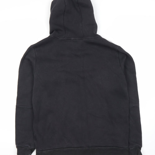 Adidas Boys Black Pullover Hoodie Size 13-14 Years