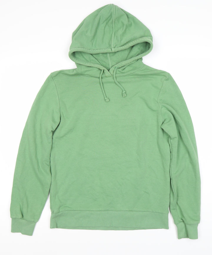 Marks and Spencer Women's Green Hoodie Size 8