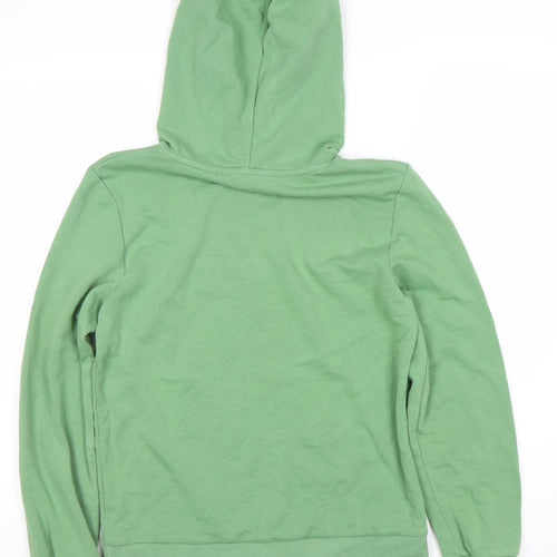 Marks and Spencer Women's Green Hoodie Size 8