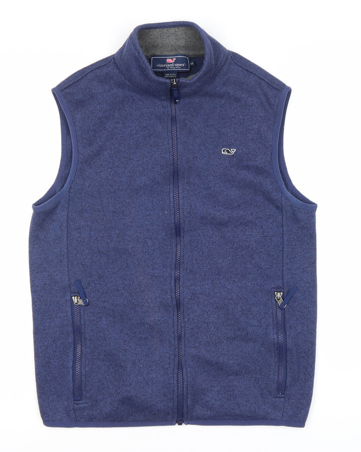 Vineyard Vines Women's Blue XS Full Zip Waistcoat