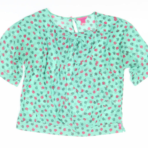 Miss Selfridge Women's Multicoloured Floral Blouse Size 12