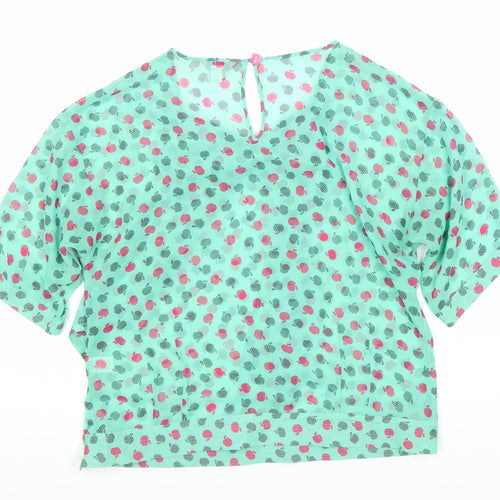 Miss Selfridge Women's Multicoloured Floral Blouse Size 12