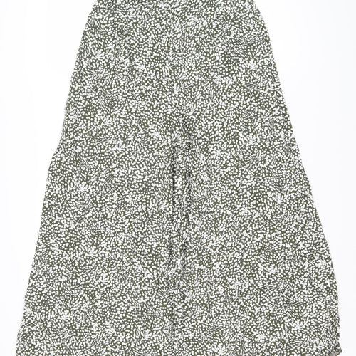 New Look Women's Green Trousers Size 8 Tall