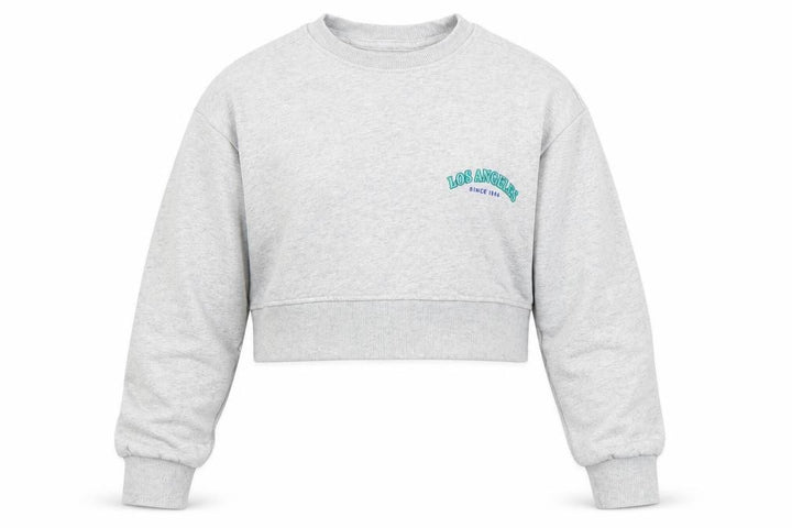 John Lewis Girls Grey Los Angeles Pullover Sweatshirt 7-8Y