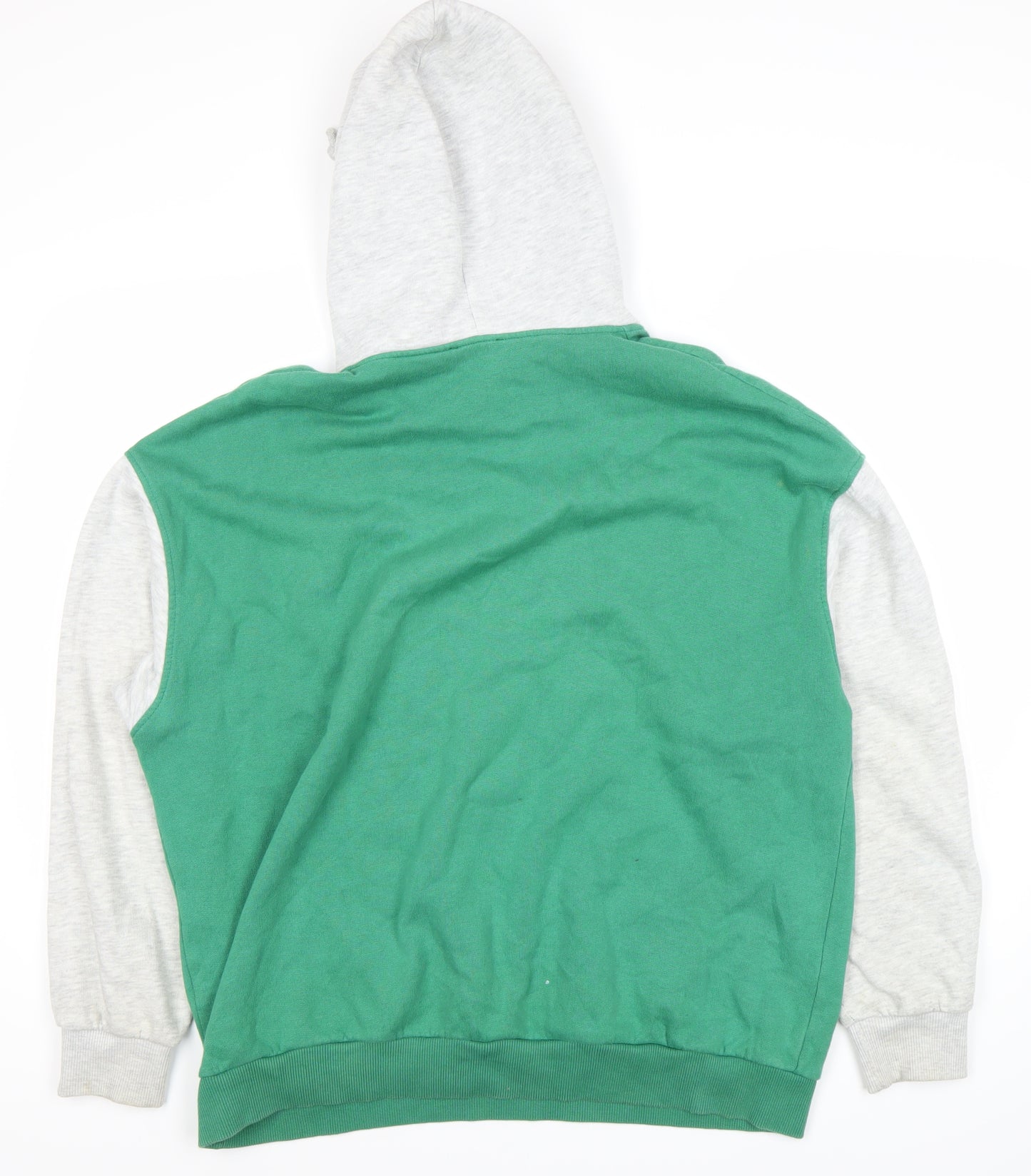 Pull&Bear Teen Green Hoodie, Medium, College Style