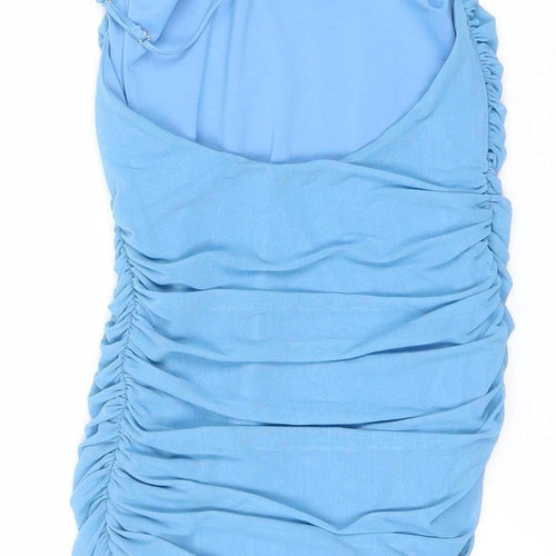 Oh Polly Women’s Blue Jersey Dress, Size UK 8