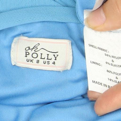 Oh Polly Women’s Blue Jersey Dress, Size UK 8