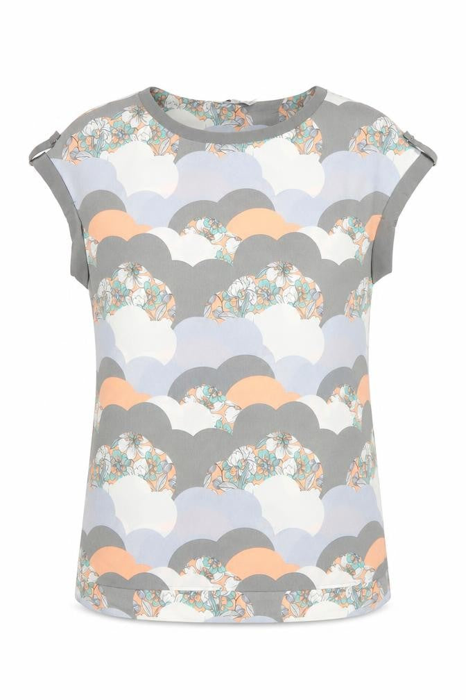 Front view of Next Women's Multicoloured Floral Blouse, size 6
