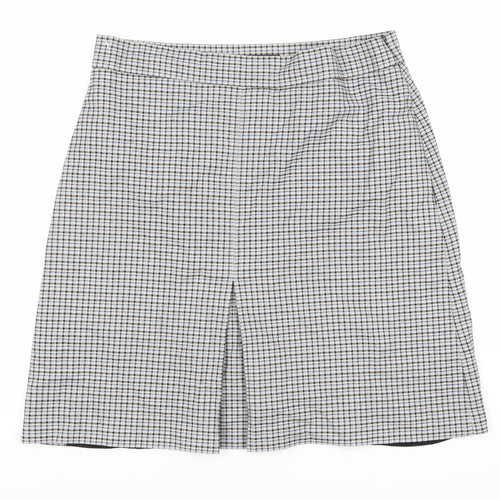 Marks and Spencer Women’s Multicoloured Check Skirt Size 14