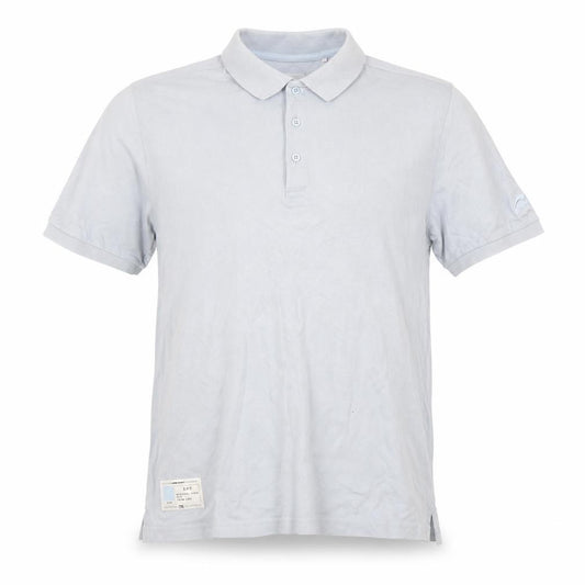 Front view of Li-Ning Men’s Grey Polo Shirt XL Button-Down