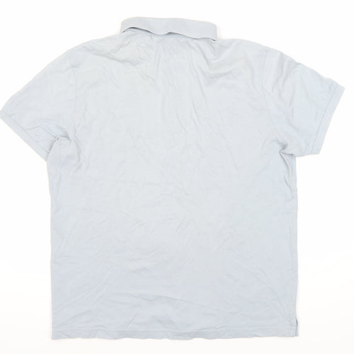 Li-Ning Men’s Grey Polo Shirt XL Button-Down