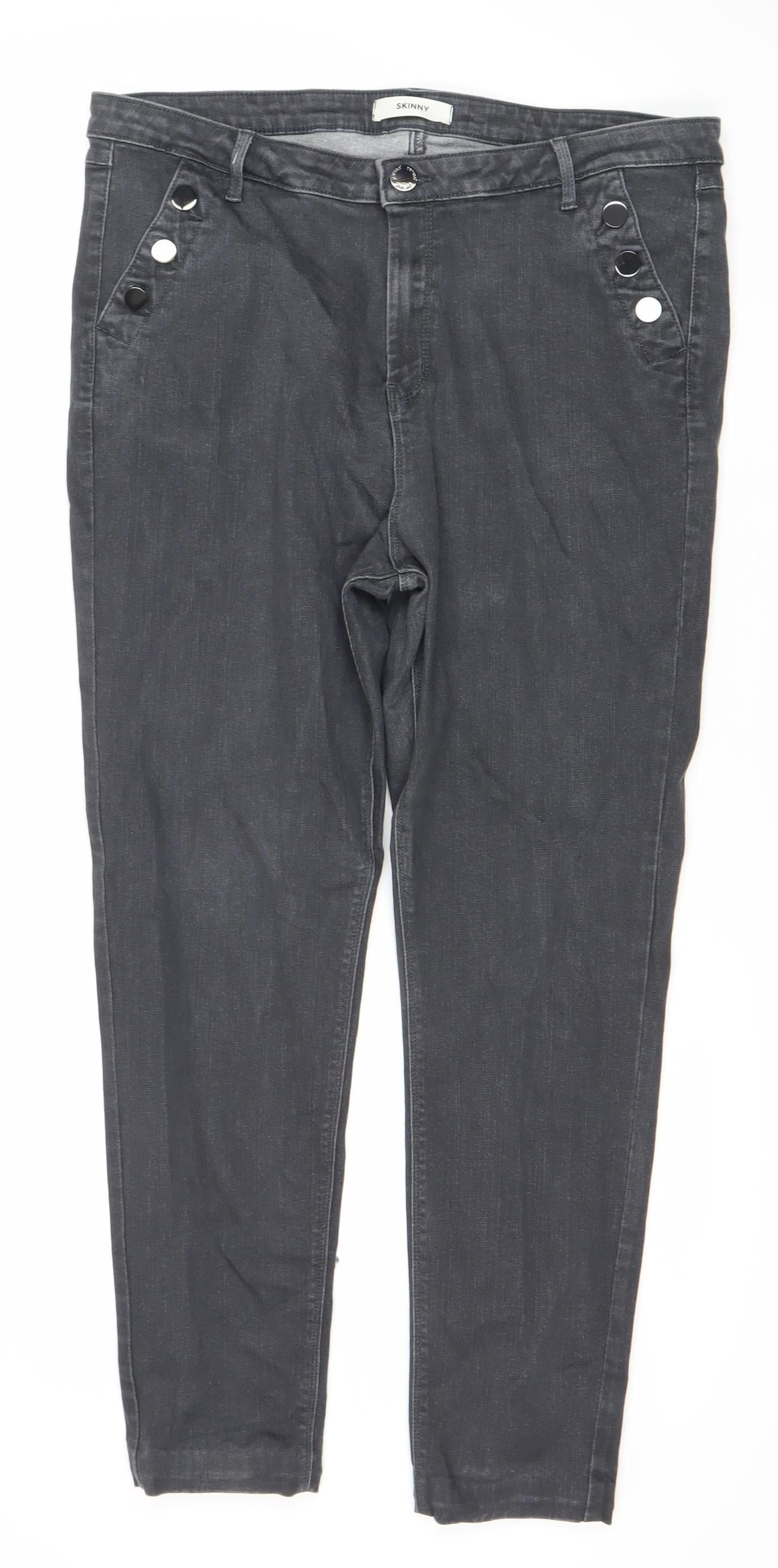 Marks and Spencer Women's Black Skinny Jeans Size 18