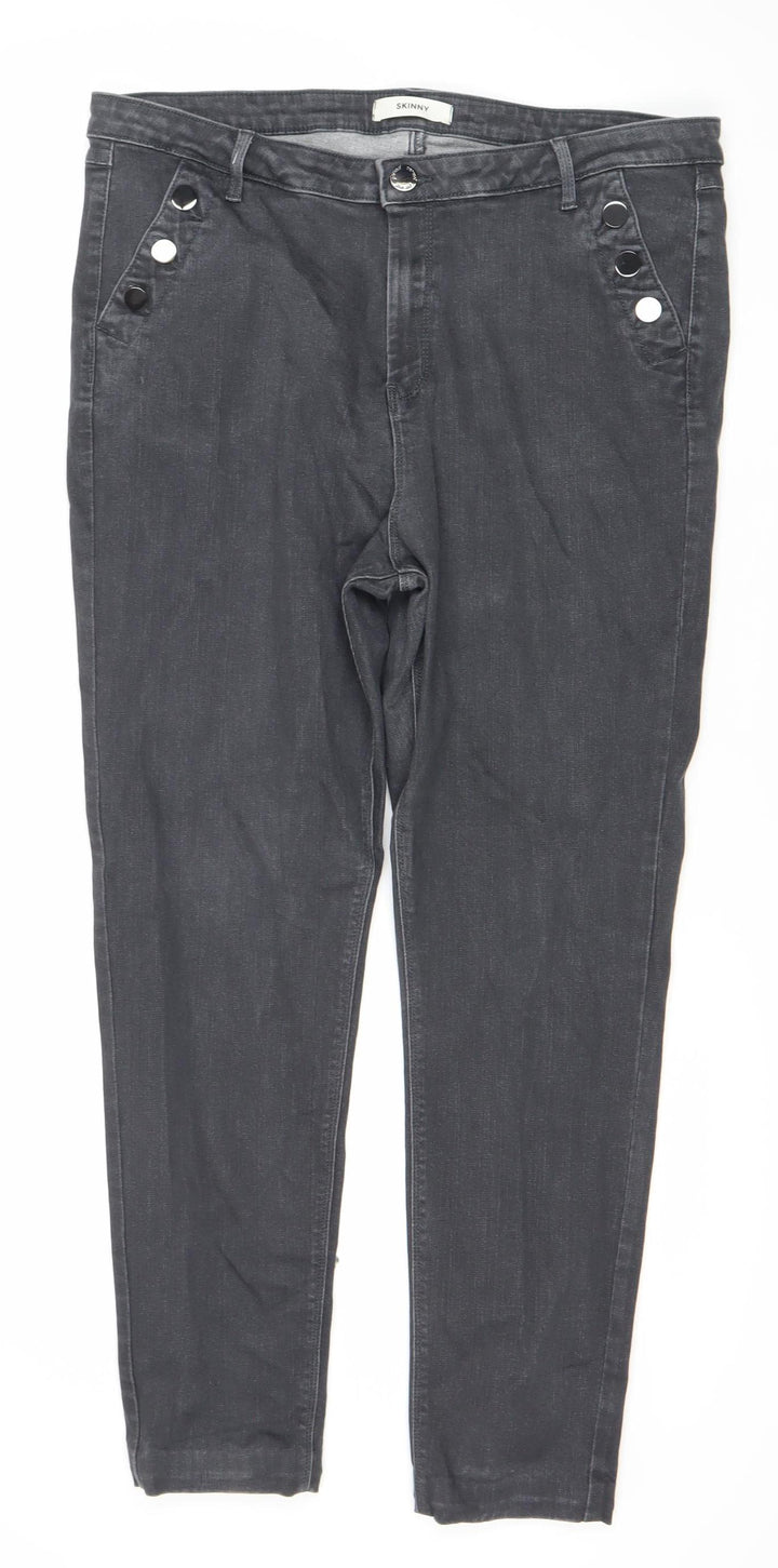 Marks and Spencer Women's Black Skinny Jeans Size 18